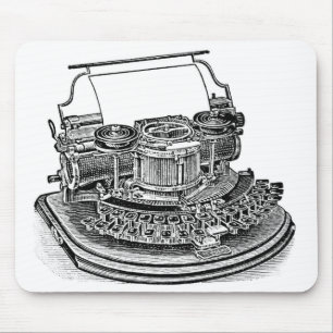 hammond nr. 2 schrijfmachine muismat