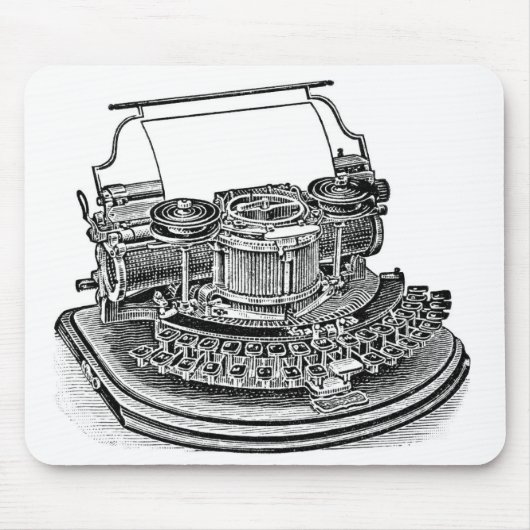  hammond nr. 2 schrijfmachine muismat (Voorkant)