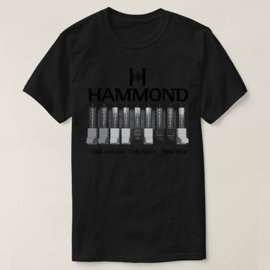 Hammond Organ logo en graphics Classic T Shirt (Design voorkant)