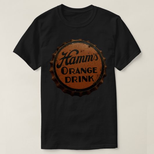 Hamms Oranje Drink T-shirt (Design voorkant)