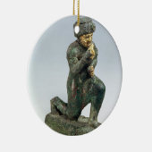 Hammurabi, koning van Babylon, bidden voor een hei Keramisch Ornament (Rechts)