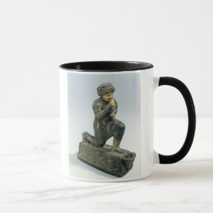 Hammurabi, koning van Babylon, bidden voor een hei Mok