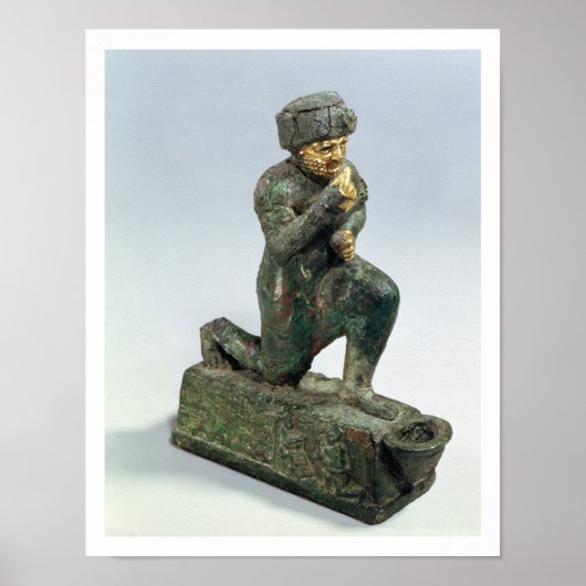 Hammurabi, koning van Babylon, bidden voor een hei Poster (Voorkant)