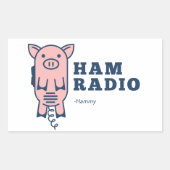 Hammy, Ham Radio Sticker (Voorkant)