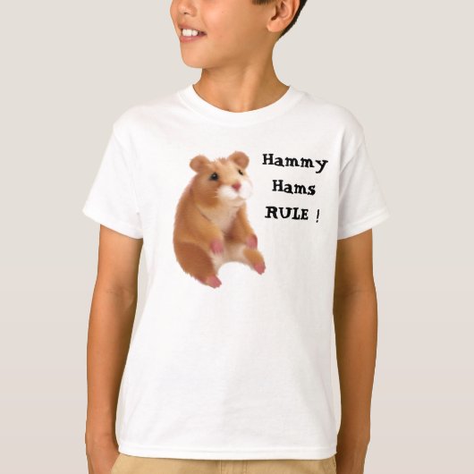 Hammy Hams RULE! T-shirt (Voorkant)