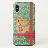 Hammy Kersthamster kerst Case-Mate iPhone Case (Achterkant)