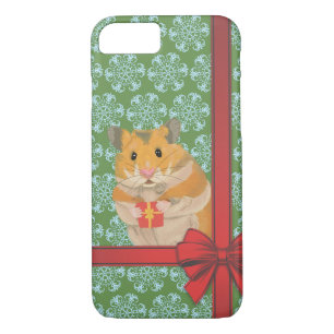 Hammy Kersthamster kerst Case-Mate iPhone Case
