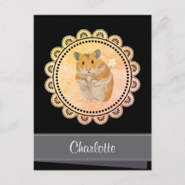 Hammy Kersthamster kerst Feestdagenkaart