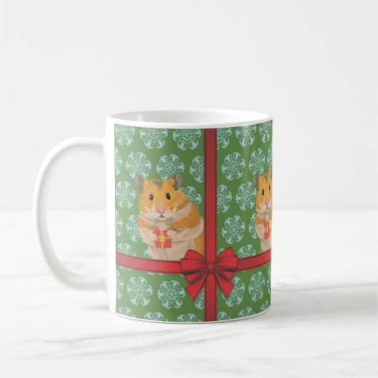 Hammy Kersthamster kerst Koffiemok (Links)