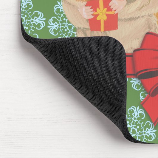 Hammy Kersthamster kerst Muismat (Hoek)