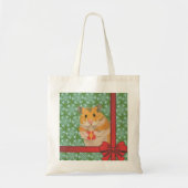 Hammy Kersthamster kerst Tote Bag (Voorkant)