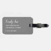 Hammyville - Cute Hamster Bagagelabel (Achterkant horizontaal)