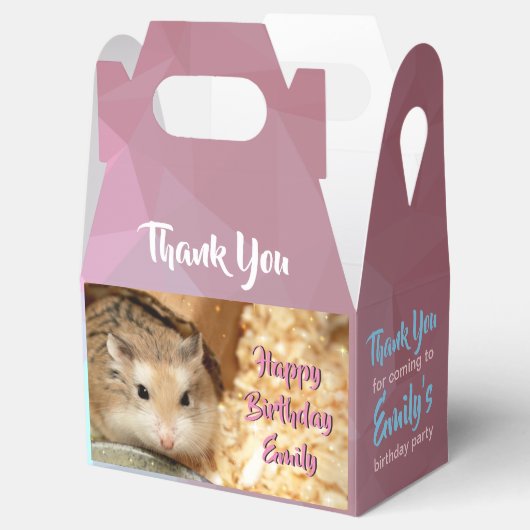 Hammyville - Cute Hamster Bedankdoosjes (Geopend)