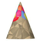 Hammyville - Cute Hamster Brown Pareltjes Feesthoedjes (Achterkant)