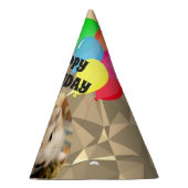 Hammyville - Cute Hamster Brown Pareltjes Feesthoedjes (Rechts)