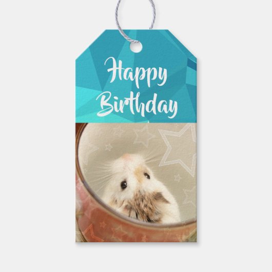 Hammyville - Cute Hamster Cadeaulabel (Voorkant)