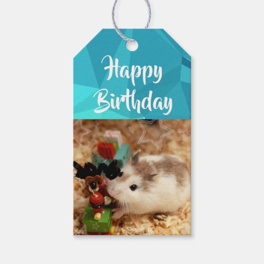 Hammyville - Cute Hamster Cadeaulabel (Voorkant)
