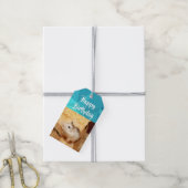 Hammyville - Cute Hamster Cadeaulabel (Met Touw)