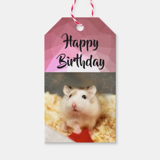 Hammyville - Cute Hamster Cadeaulabel (Voorkant)