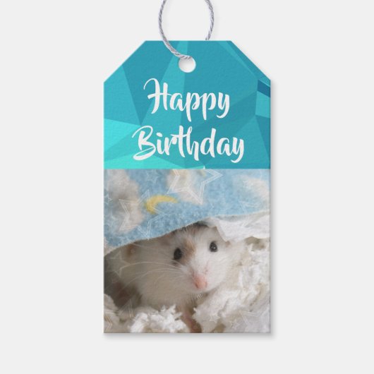Hammyville - Cute Hamster Cadeaulabel (Voorkant)