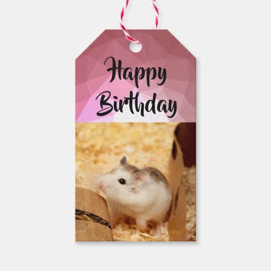 Hammyville - Cute Hamster Cadeaulabel (Voorkant)