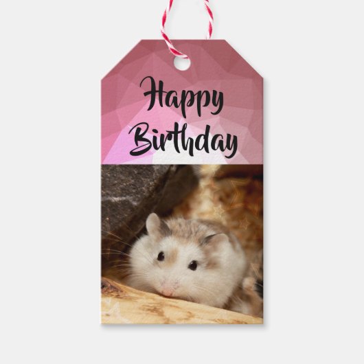 Hammyville - Cute Hamster Cadeaulabel (Voorkant)