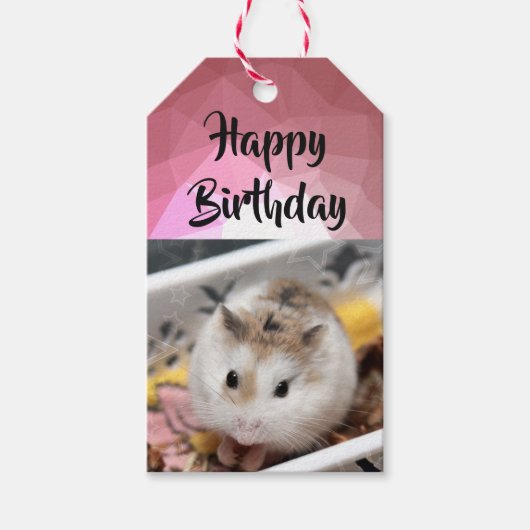 Hammyville - Cute Hamster Cadeaulabel (Voorkant)