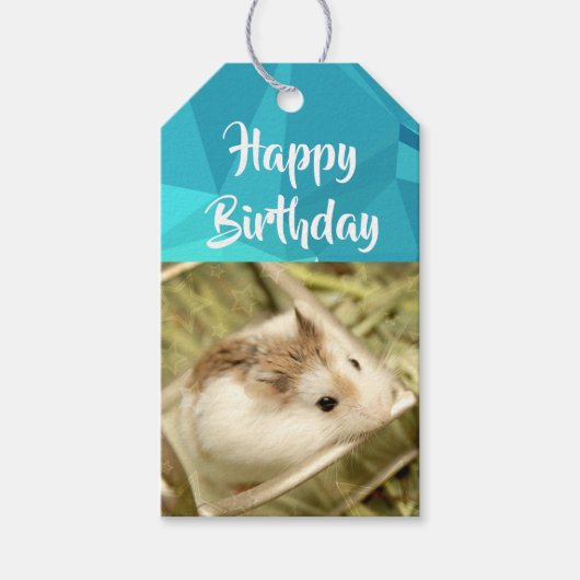 Hammyville - Cute Hamster Cadeaulabel (Voorkant)