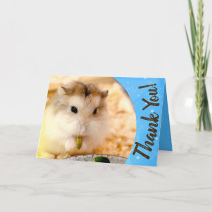 Hammyville - Cute Hamster Dank je Bedankkaart