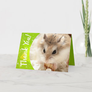 Hammyville - Cute Hamster Dank je Bedankkaart