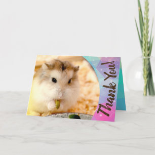 Hammyville - Cute Hamster Dank je Bedankkaart