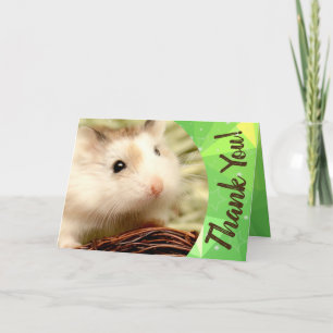 Hammyville - Cute Hamster Dank je Bedankkaart