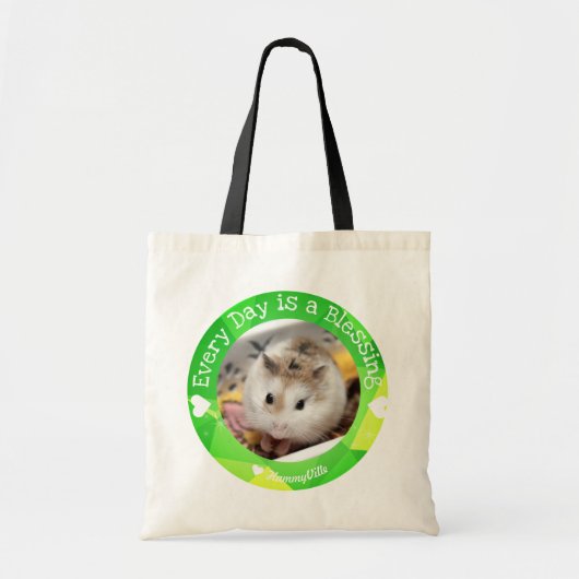 Hammyville - Cute Hamster Elke dag is een zegen Tote Bag (Voorkant)