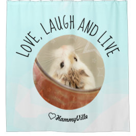 HammyVille - Cute Hamster Fresh & Squeeky Clean Douchegordijn