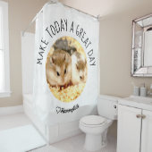 HammyVille - Cute Hamster Fresh & Squeeky Clean Douchegordijn (In situ)