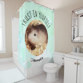 HammyVille - Cute Hamster Fresh & Squeeky Clean Douchegordijn (In situ)