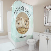 HammyVille - Cute Hamster Fresh & Squeeky Clean Douchegordijn (In situ)