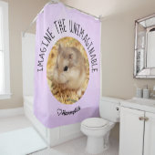 HammyVille - Cute Hamster Fresh & Squeeky Clean Douchegordijn (In situ)