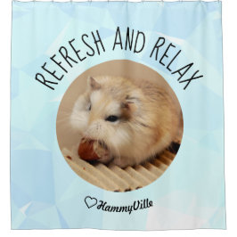 HammyVille - Cute Hamster Fresh & Squeeky Clean Douchegordijn