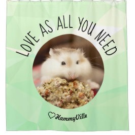 HammyVille - Cute Hamster Fresh & Squeeky Clean Douchegordijn