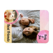HammyVille - Cute Hamster Friendship Personalize Magneet (Horizontaal)