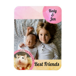 HammyVille - Cute Hamster Friendship Personalize Magneet