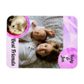 HammyVille - Cute Hamster Friendship Personalize Magneet (Horizontaal)