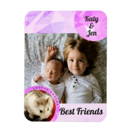 HammyVille - Cute Hamster Friendship Personalize Magneet