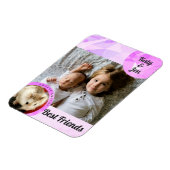 HammyVille - Cute Hamster Friendship Personalize Magneet (Linkerzijde)