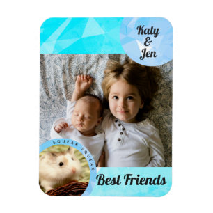 HammyVille - Cute Hamster Friendship Personalize Magneet