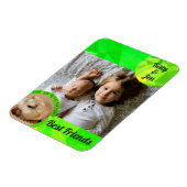 HammyVille - Cute Hamster Friendship Personalize Magneet (Linkerzijde)
