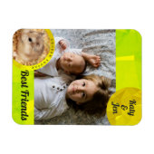 HammyVille - Cute Hamster Friendship Personalize Magneet (Horizontaal)