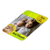 HammyVille - Cute Hamster Friendship Personalize Magneet (Linkerzijde)