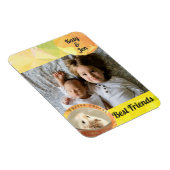 HammyVille - Cute Hamster Friendship Personalize Magneet (Rechterzijde)